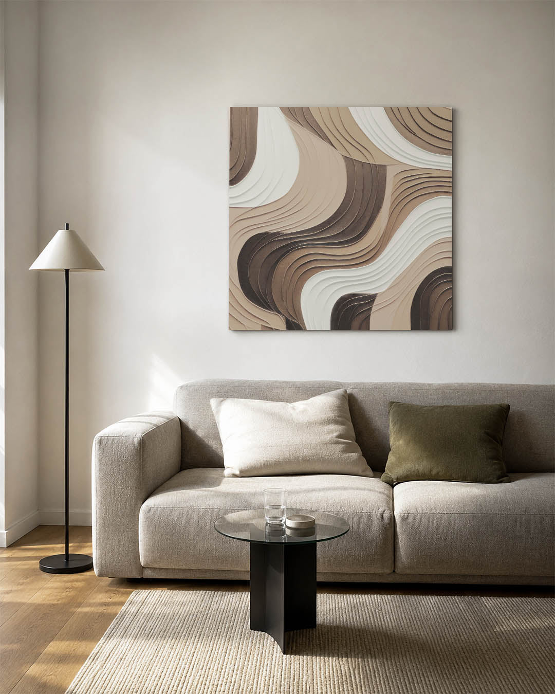 Golvende lijnen Kunstwerk