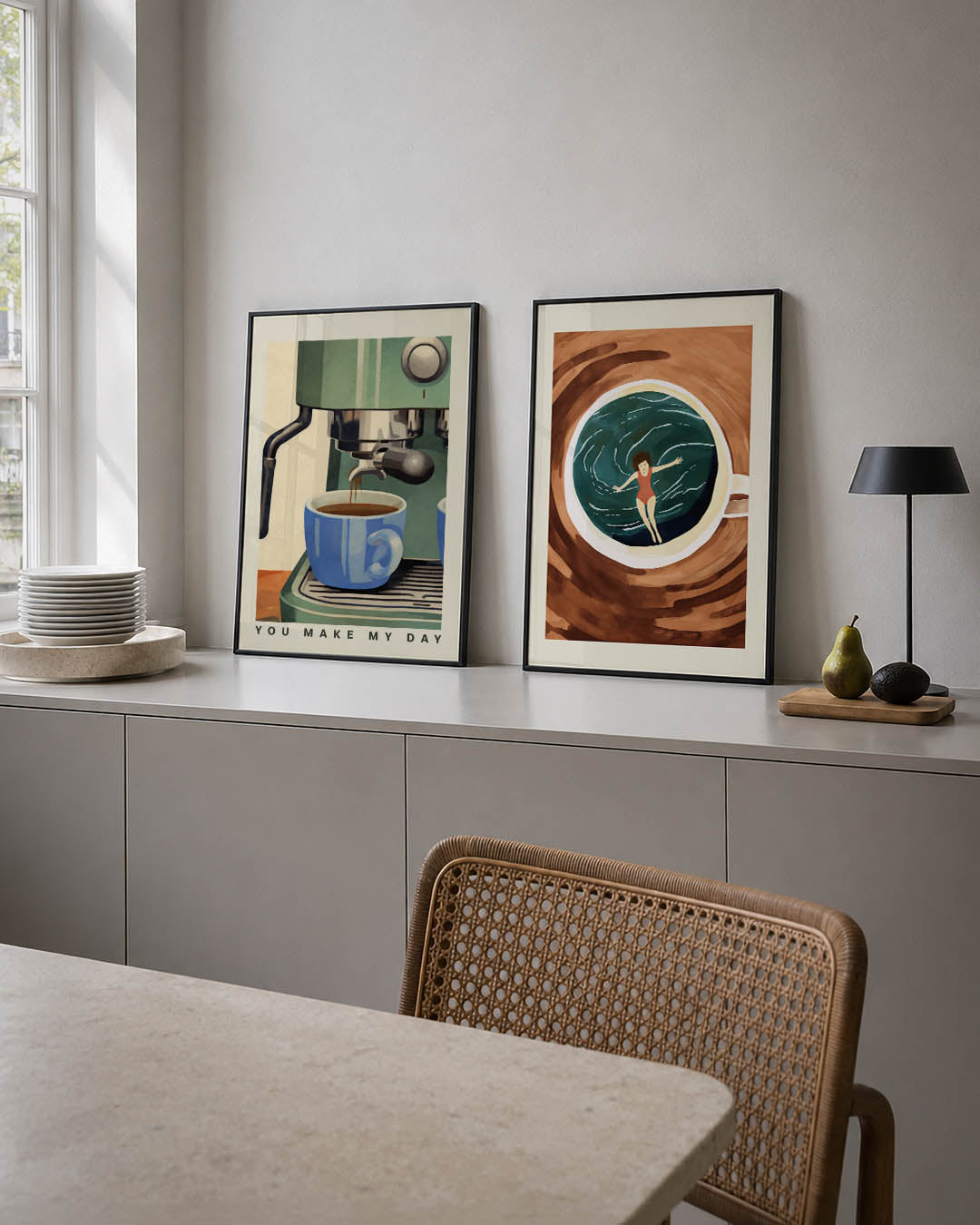 Koffie moment Posterset