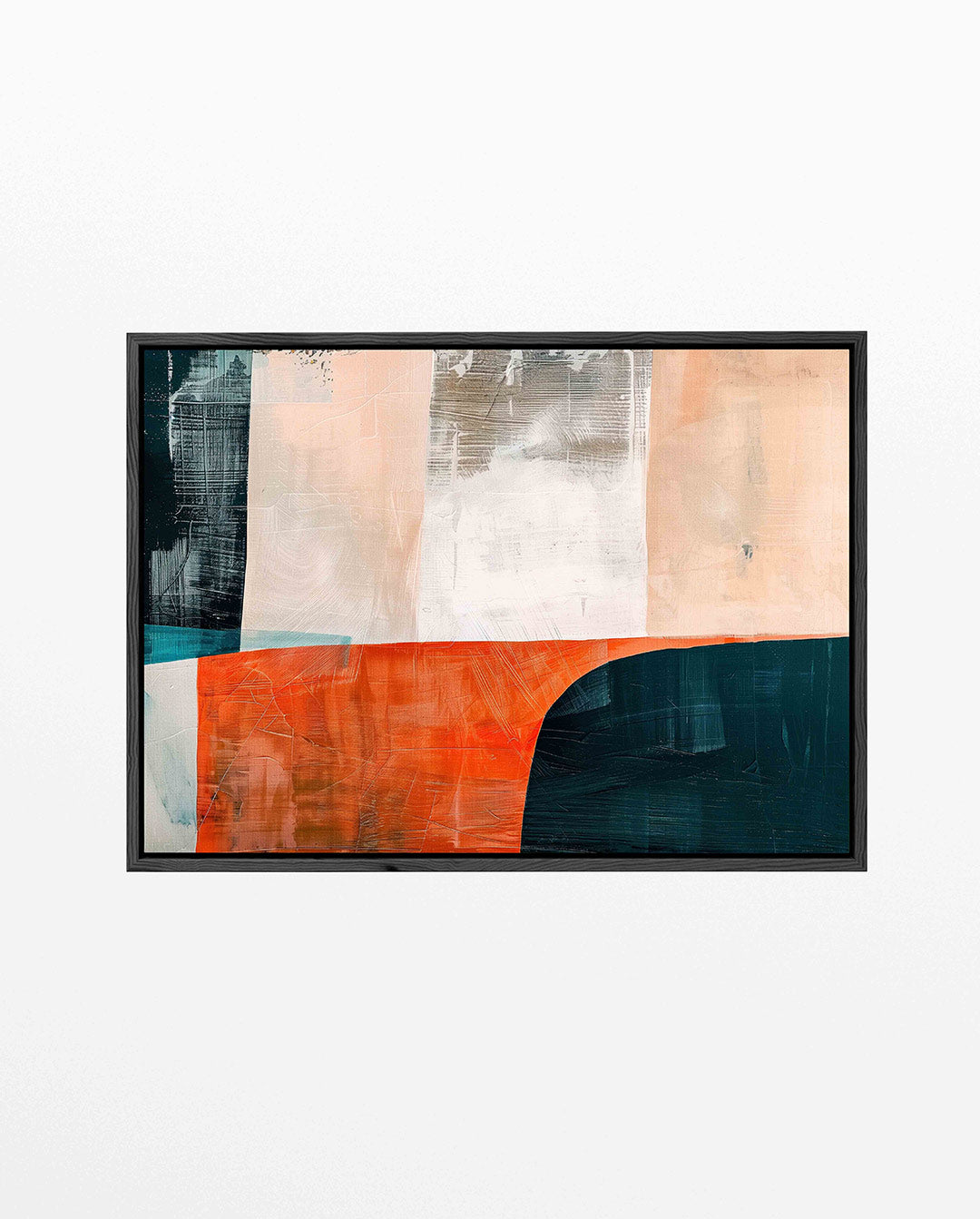 Geometrische kleurencompositie Kunstwerk