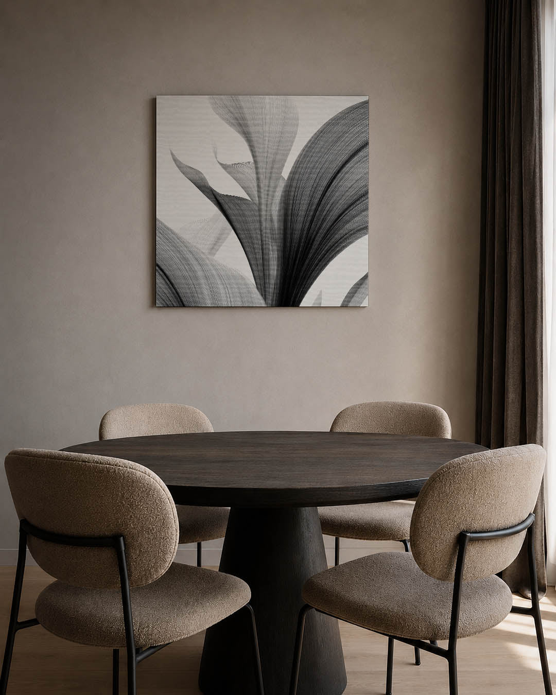 Organische lijnvormen Kunstwerk