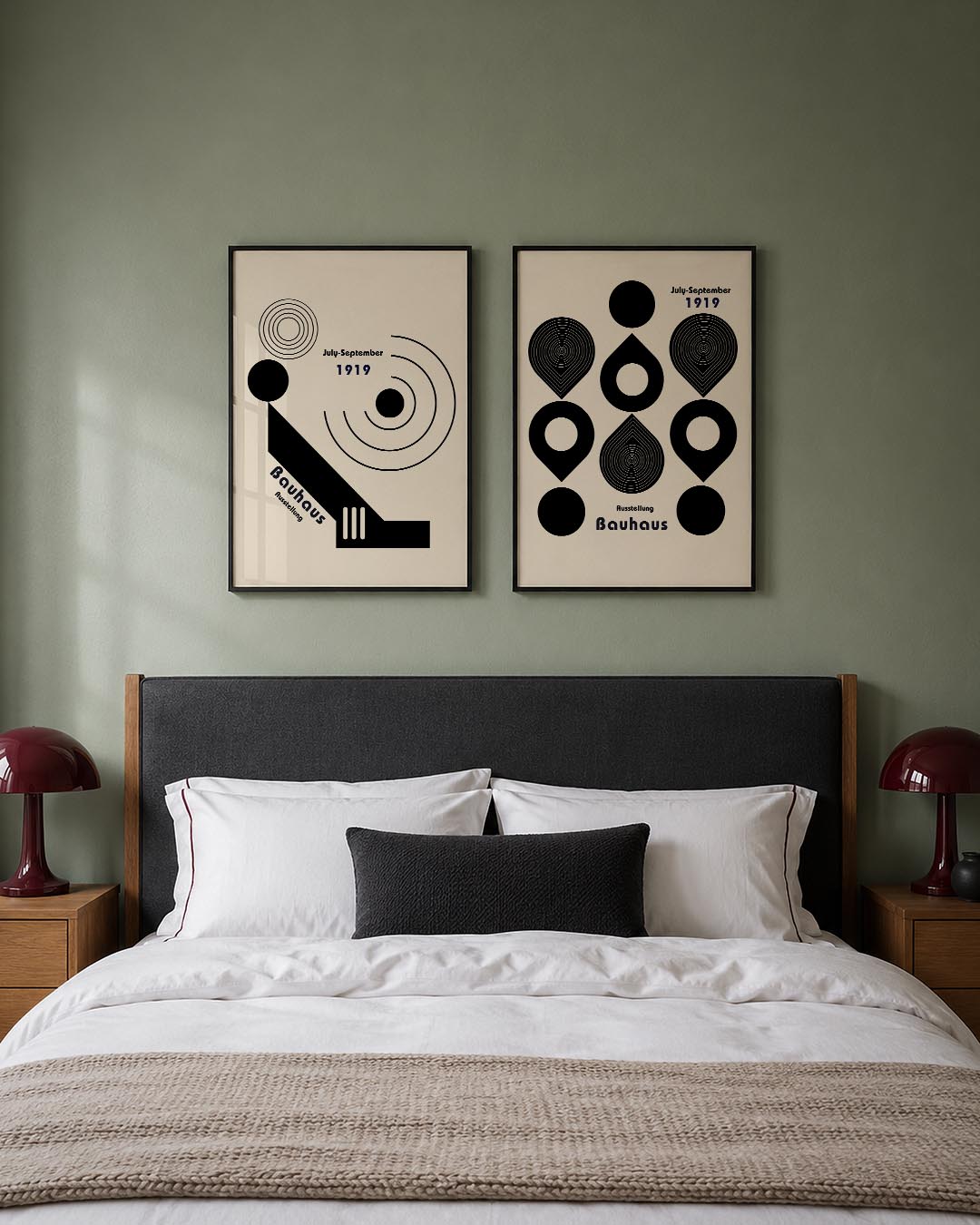 Cirkel en lijnenspel Posterset