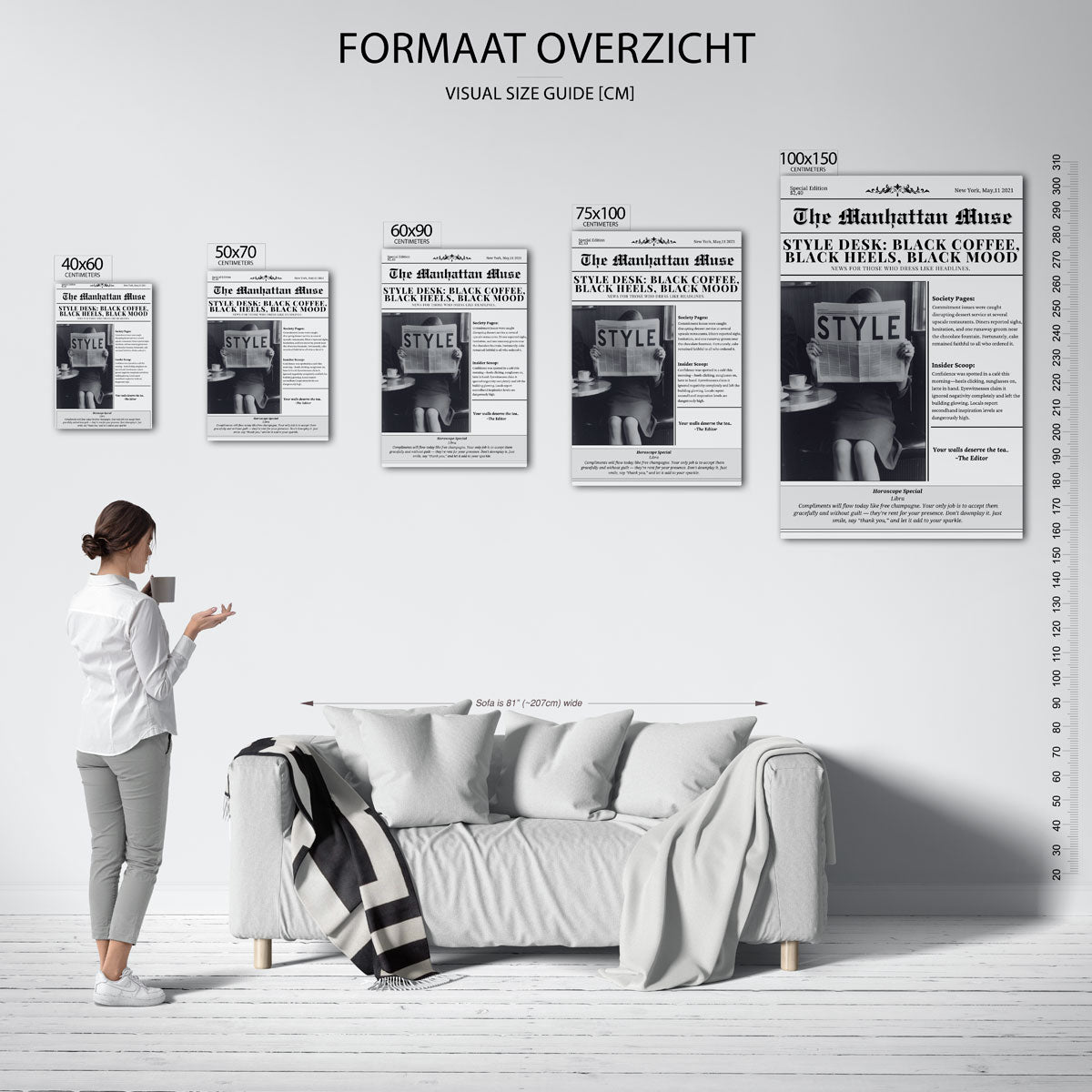Krantensfeer Kunstwerk