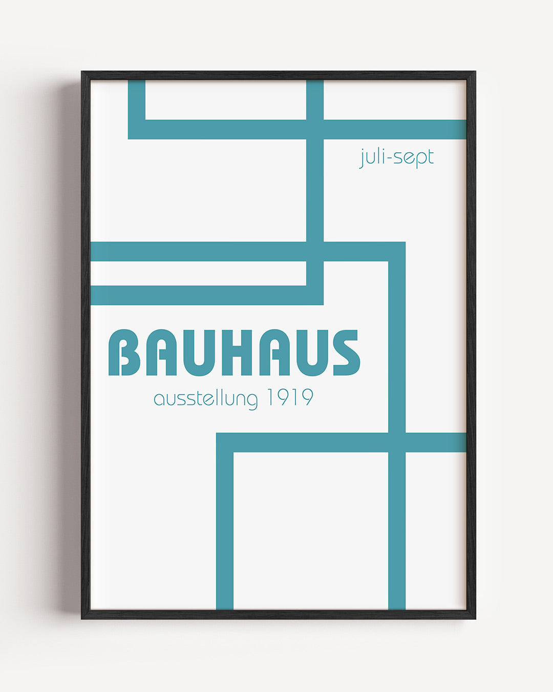 Lijnen en vlaken Poster