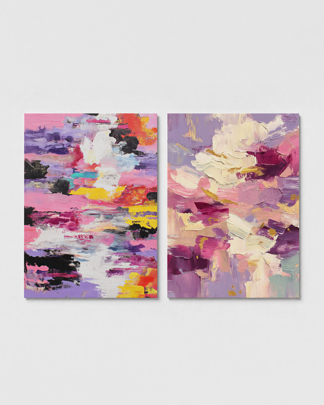Kleurrijke vlakken Posterset