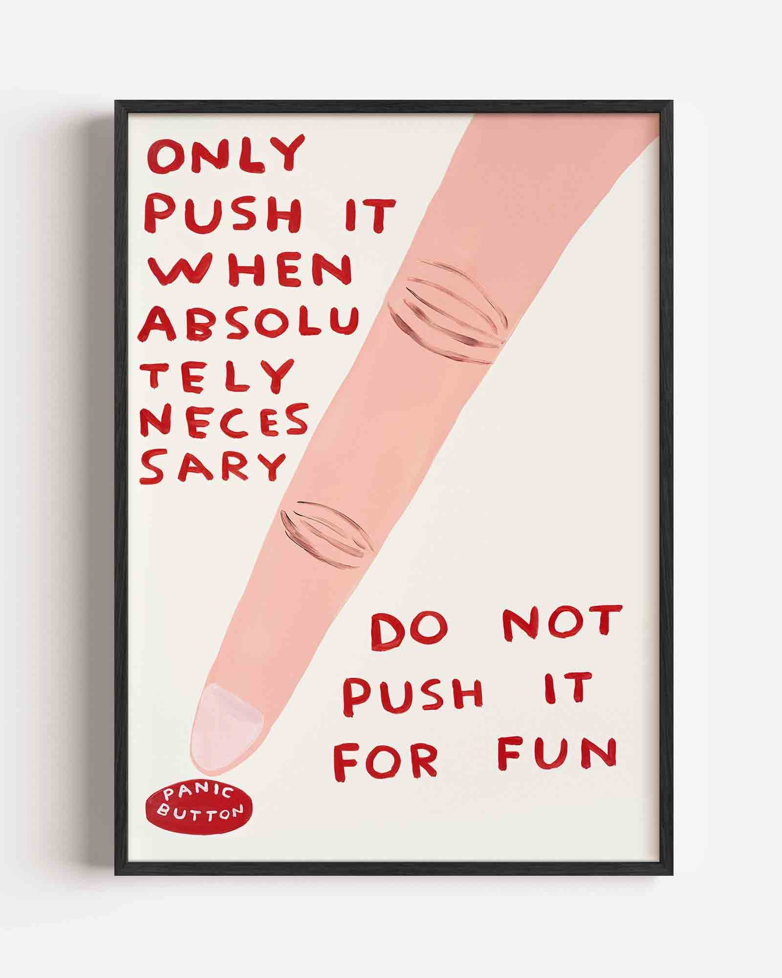 Vinger met tekst Poster