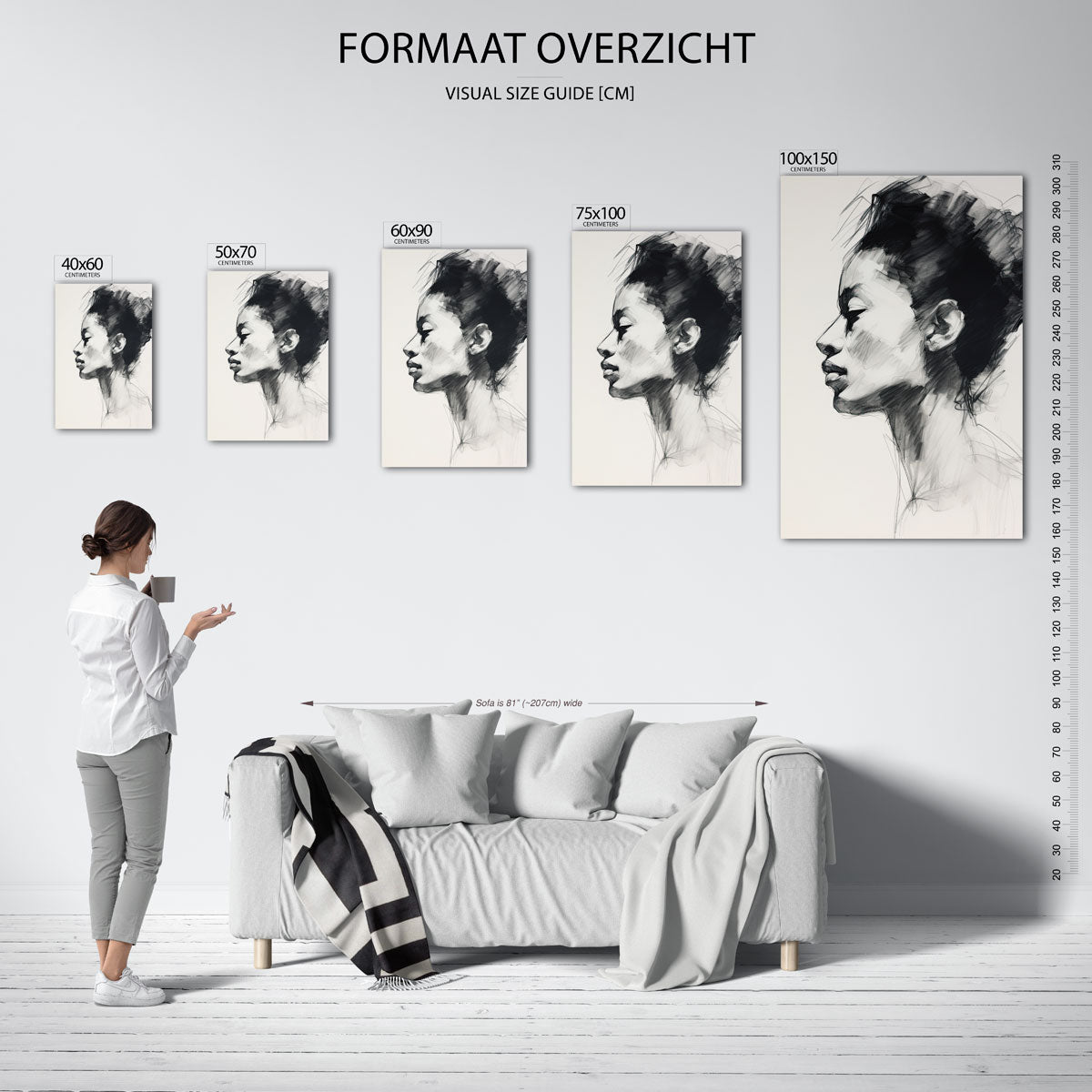 Lijntekening Kunstwerk