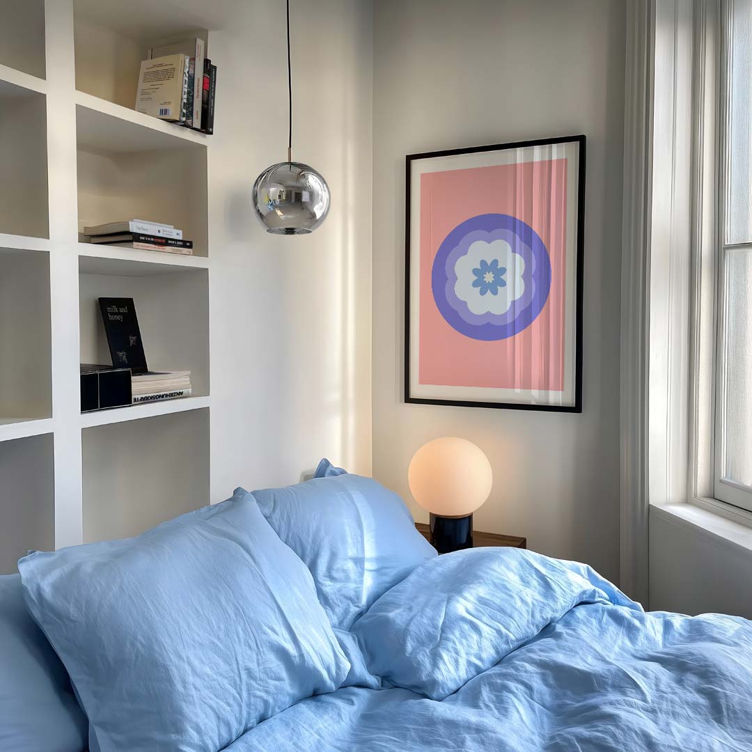 Bloemige Pastel Print Poster-WallArtistic