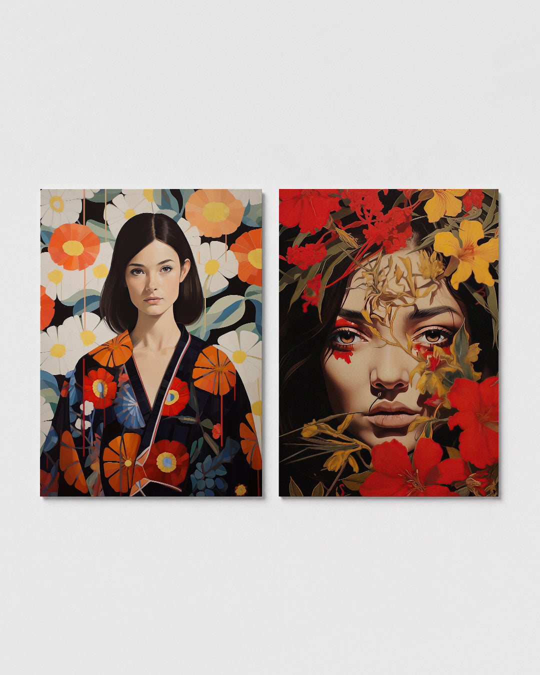 Bloemrijke harmonie Posterset