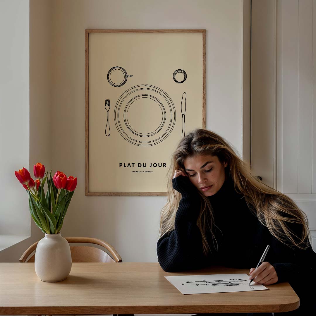 Plat du Jour Poster-WallArtistic