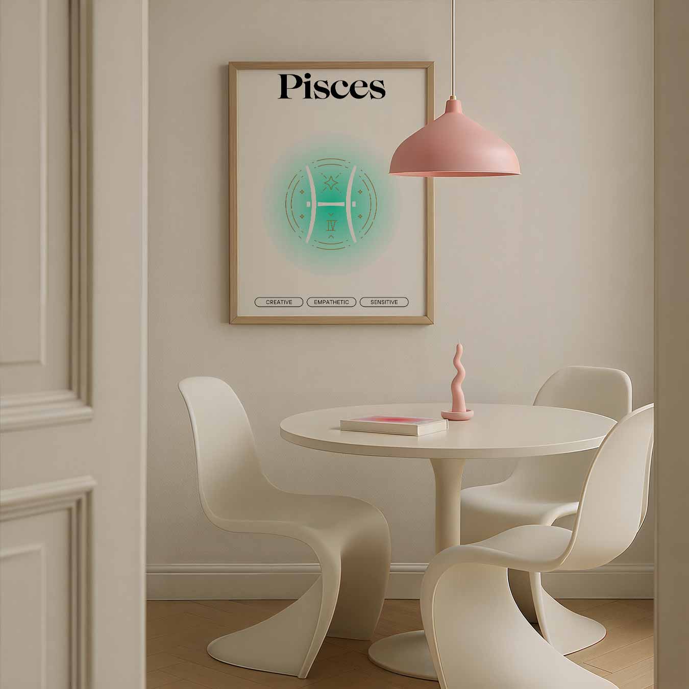 Vissen Sterrenbeeld Art Print Poster-WallArtistic