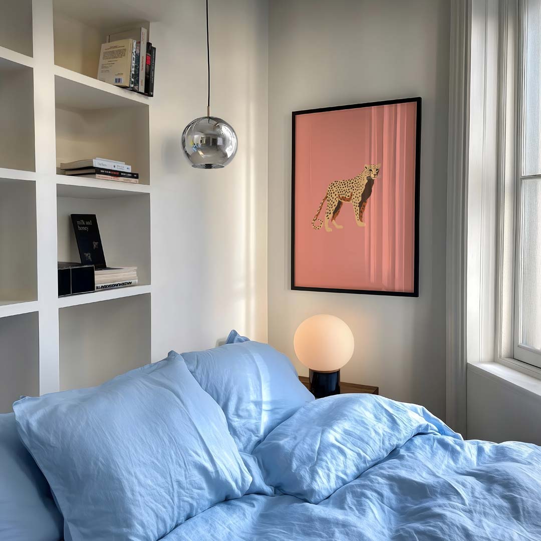 Elegante Luipaard Poster-WallArtistic