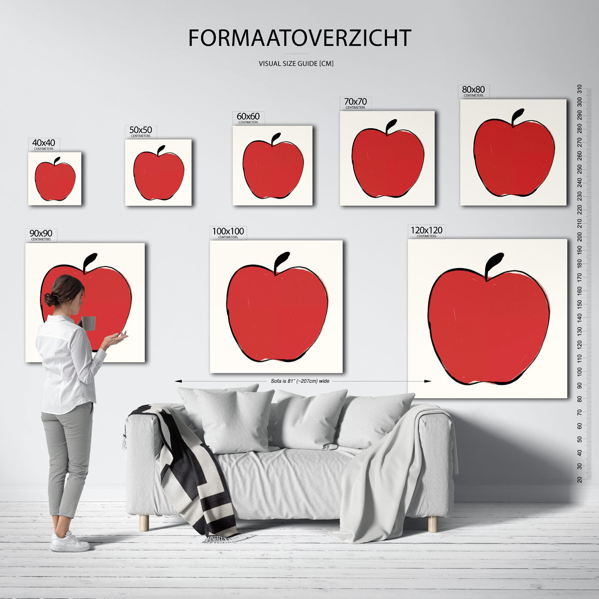 Rode appel Poster