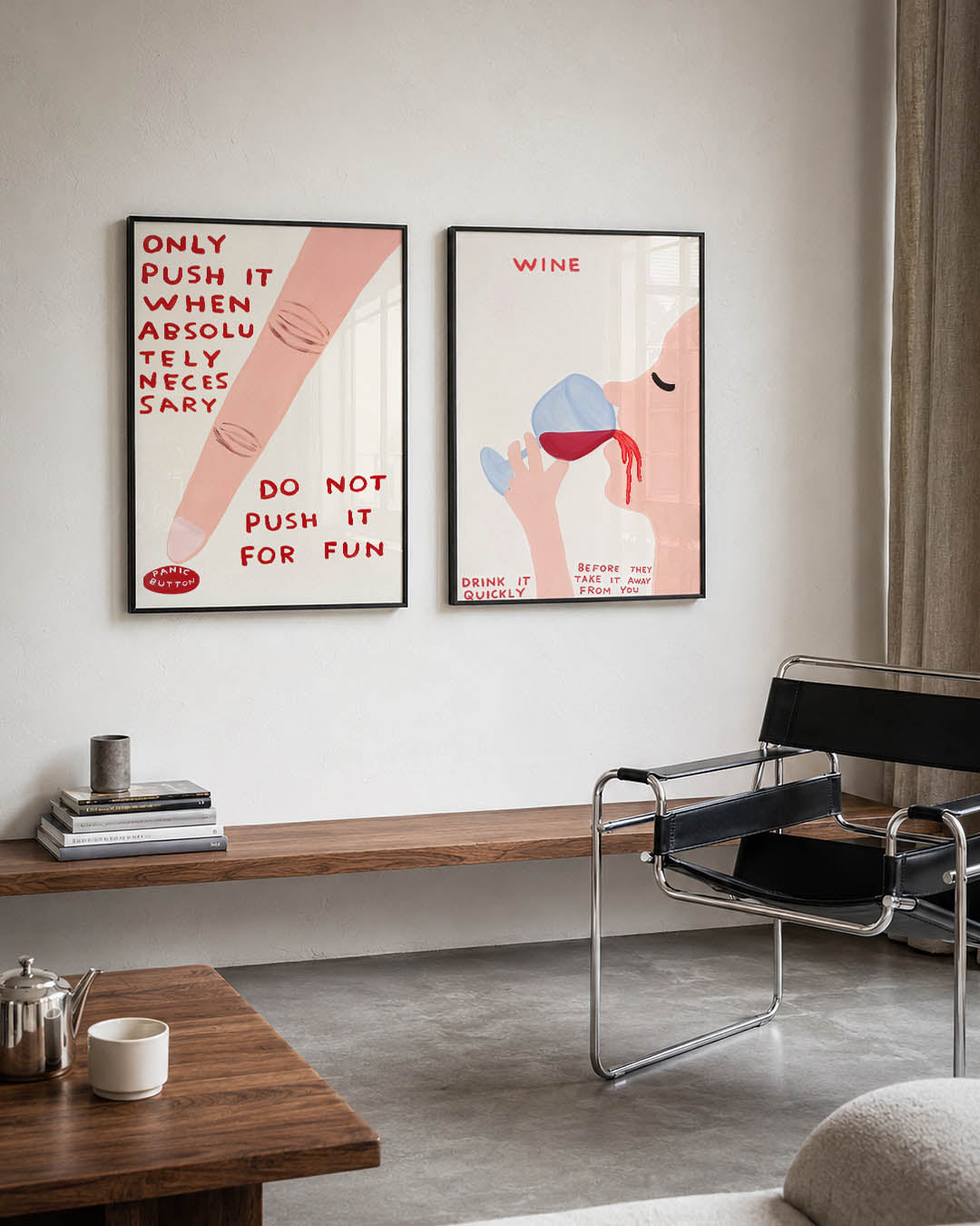 Kleur en tekst Posterset