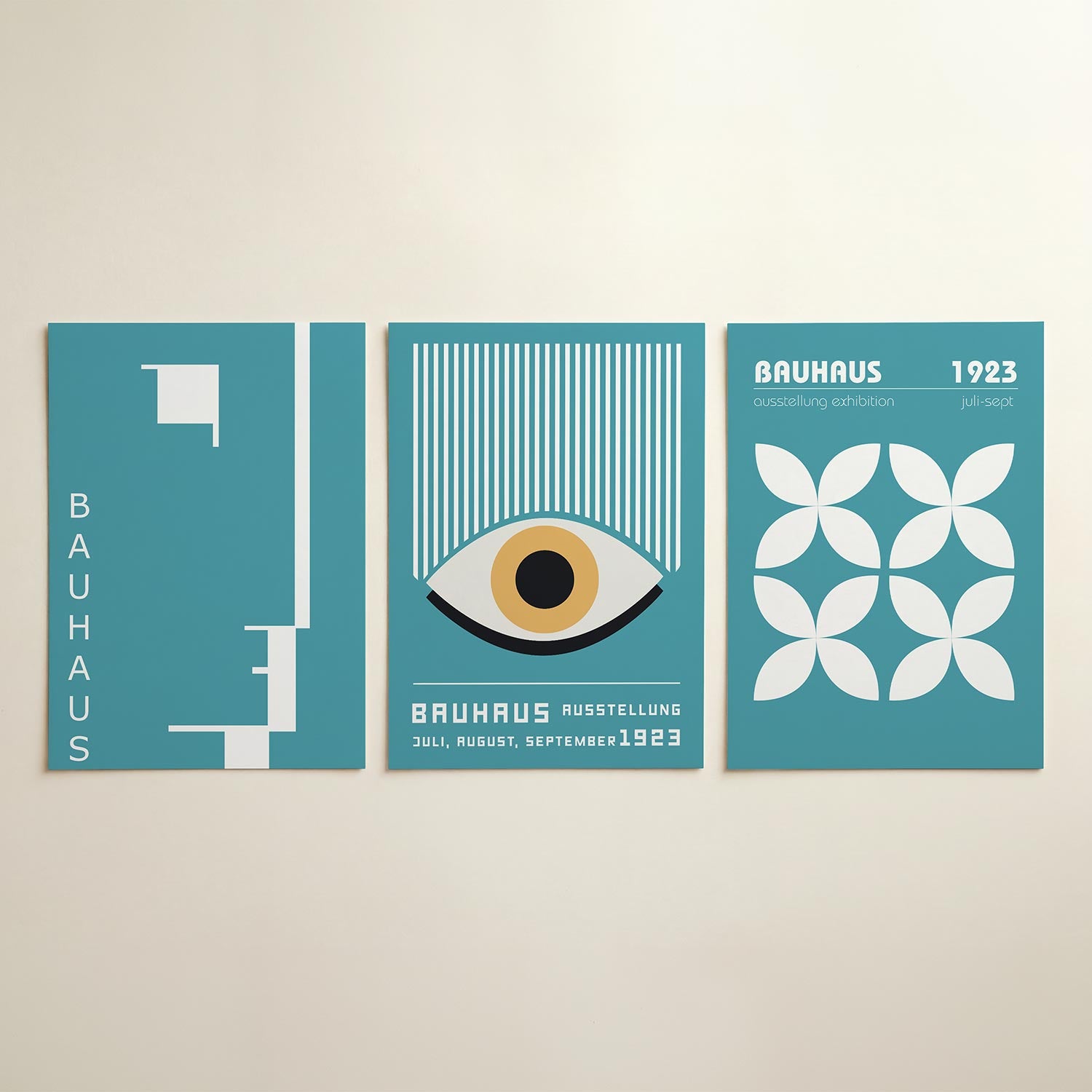 Lijnen en vlakken Posterset