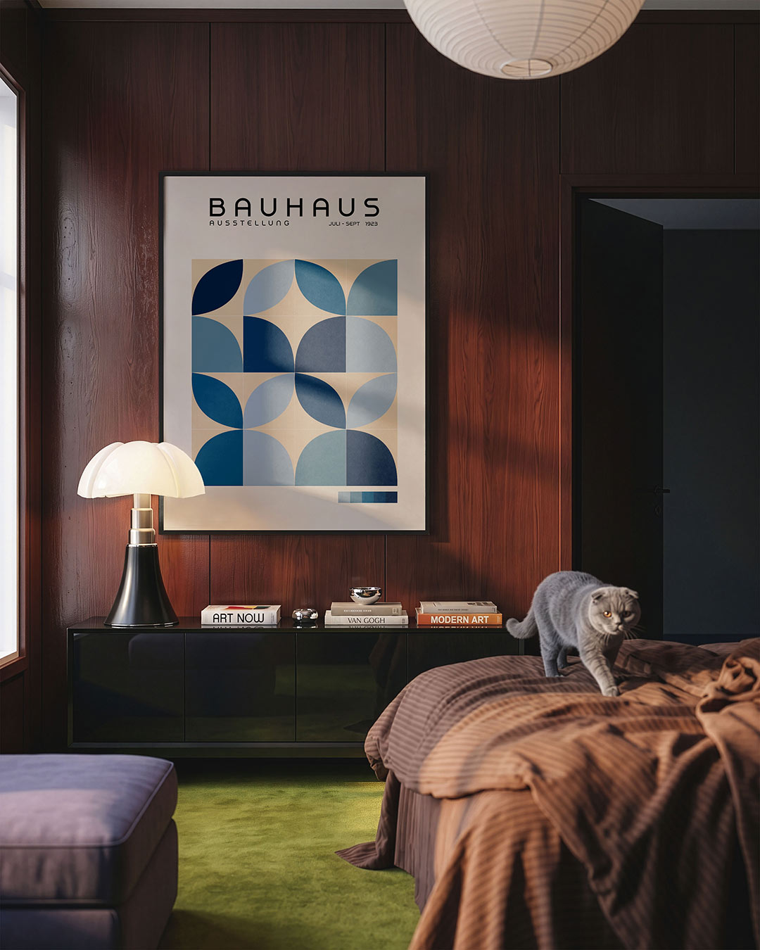 Vormritme en kleur Poster