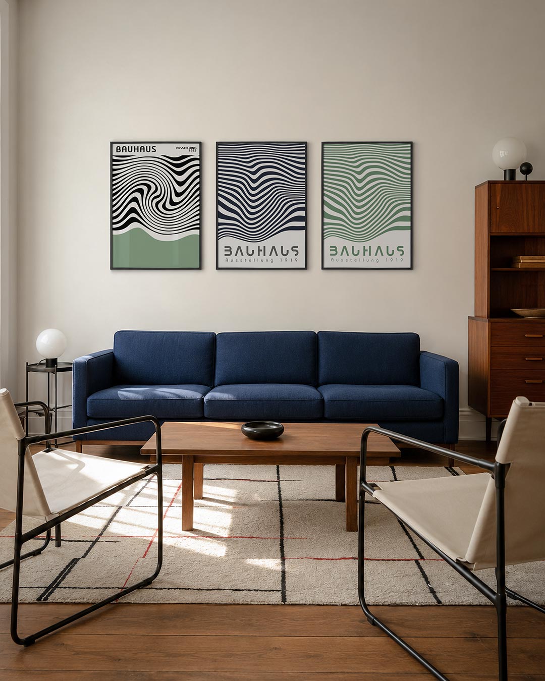 Golvende lijnen Posterset