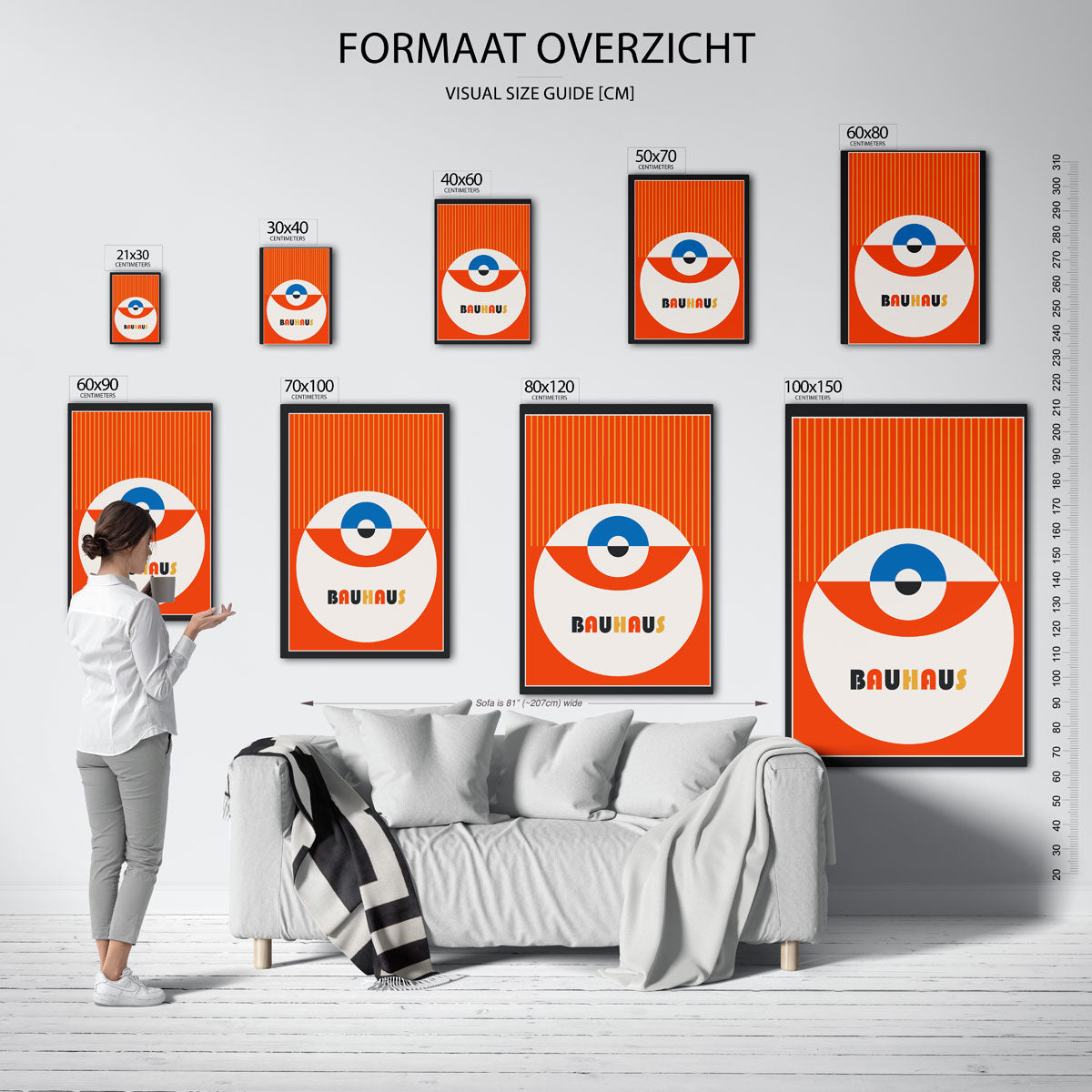 Kleurrijke cirkelpatronen Poster
