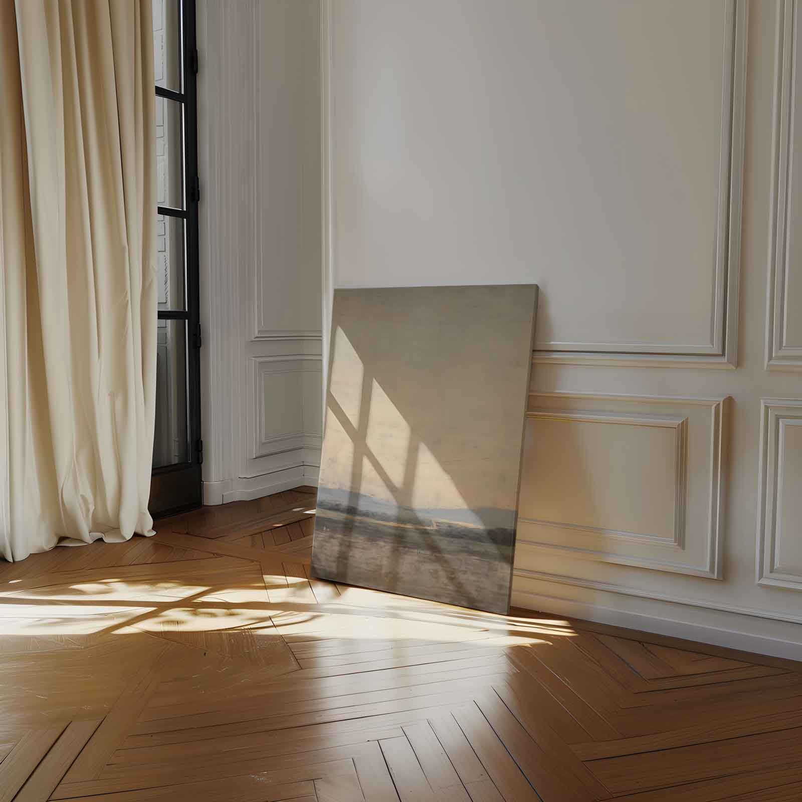 Rustgevende Landschap Horizon Kunstwerk-canvas-dibond-plexiglas-wanddecoratie-WallArtistic