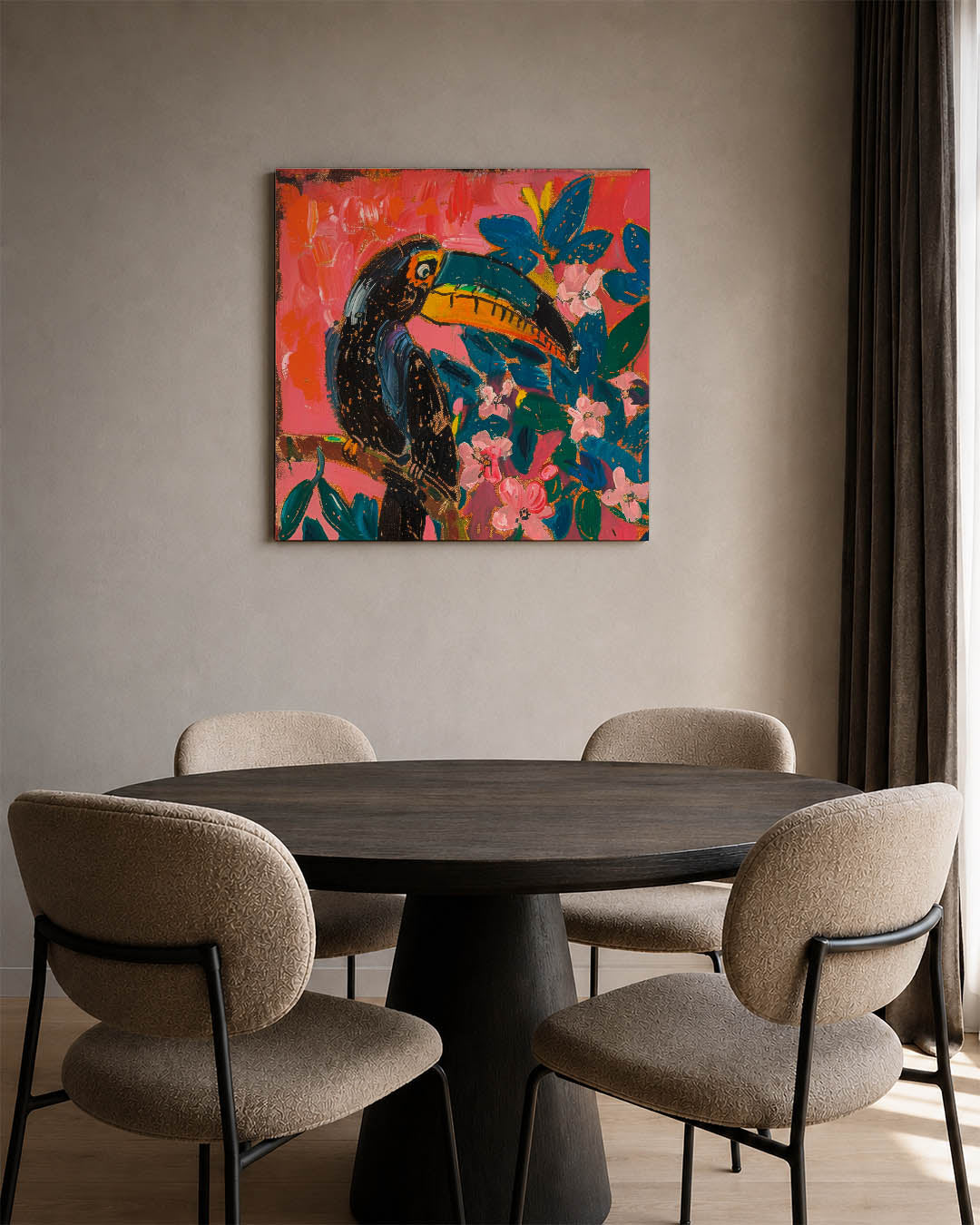 Vrolijke toekan Kunstwerk