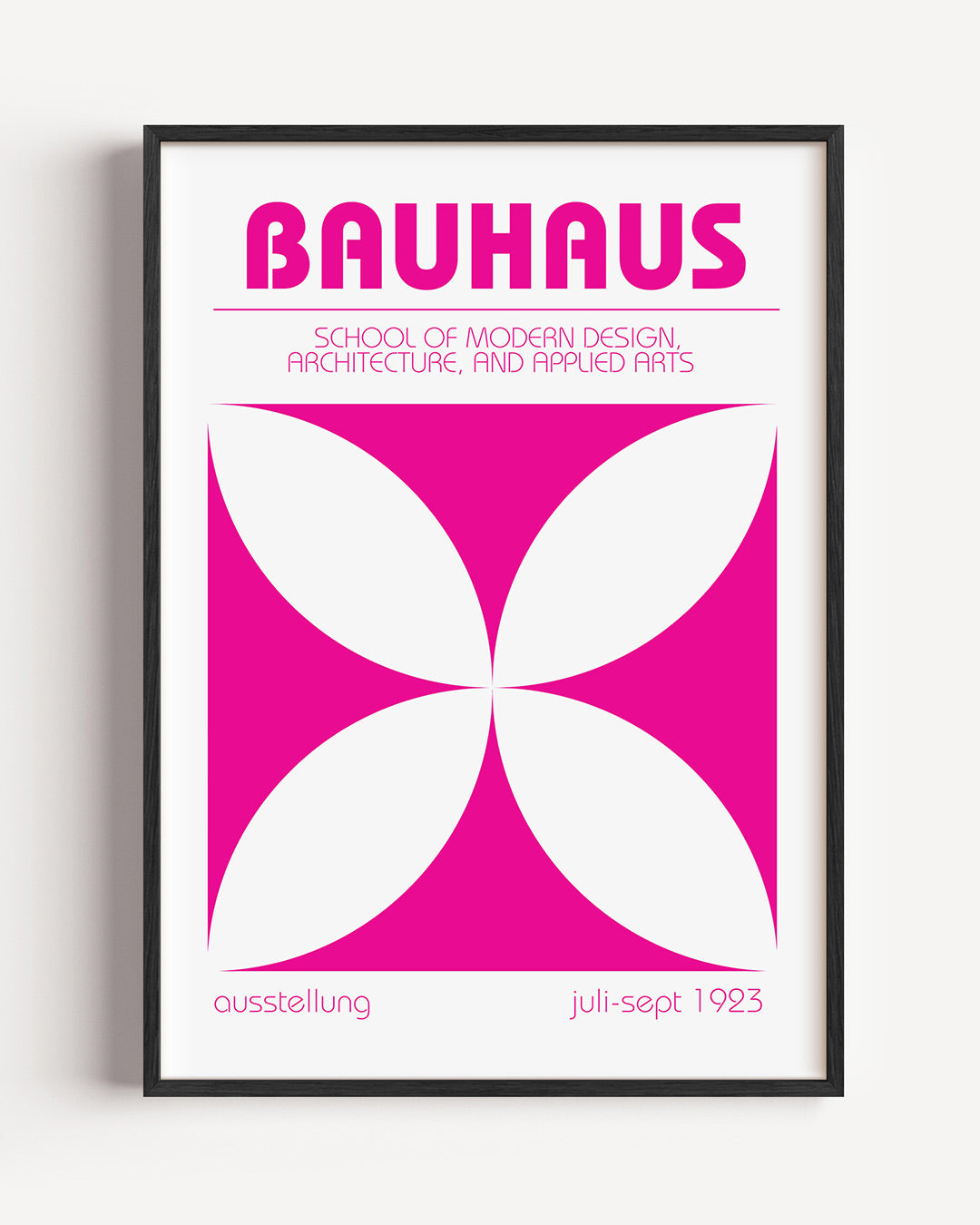 Vormen en kleurvlakken Poster