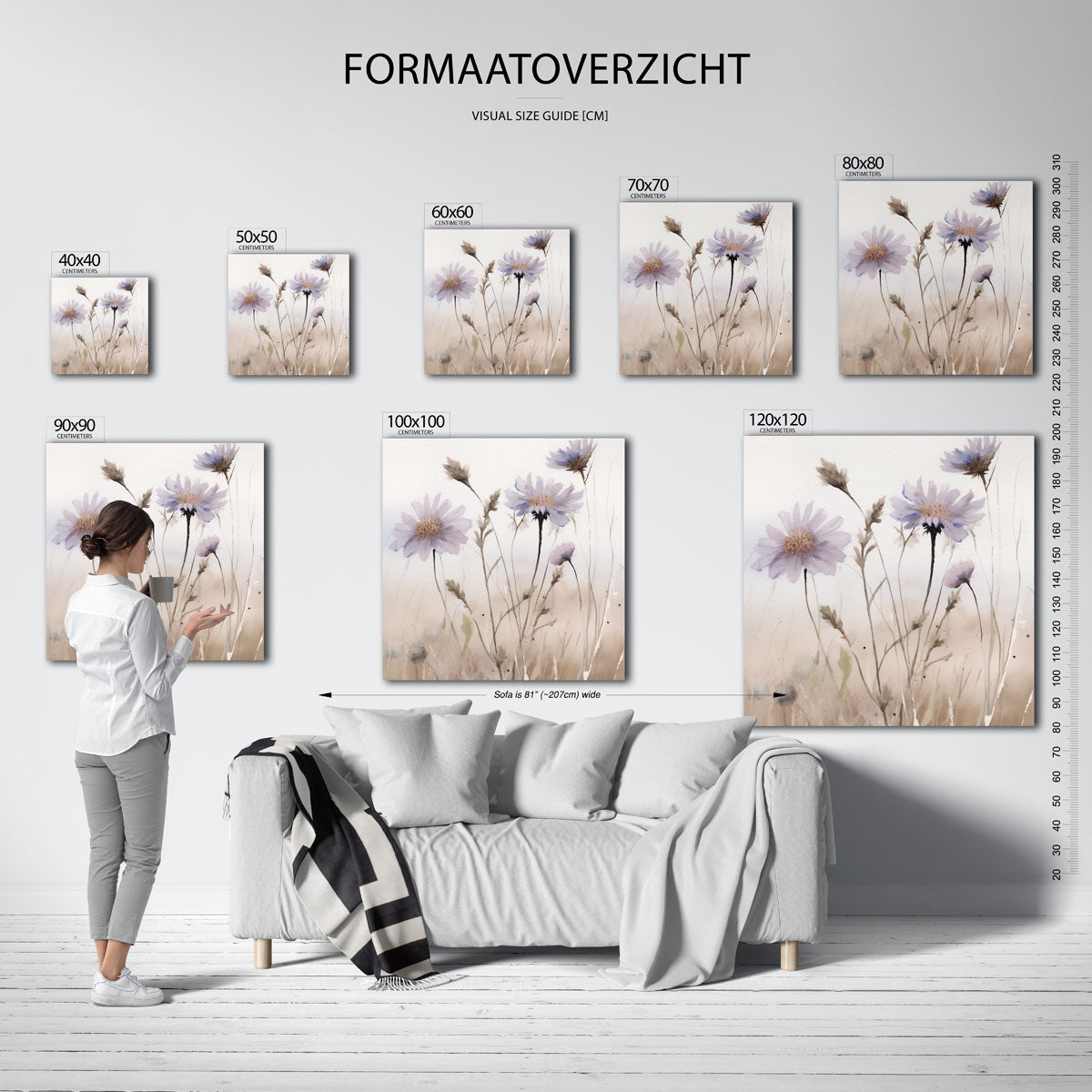 Wilde bloemen Poster
