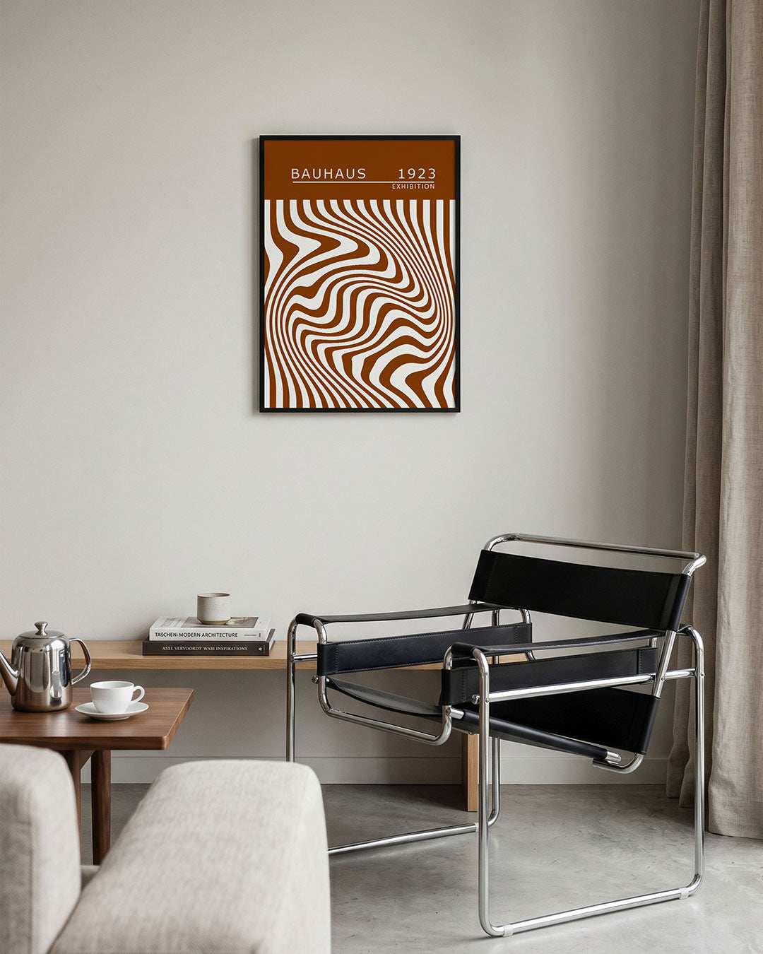 Golvend lijnenspel Poster