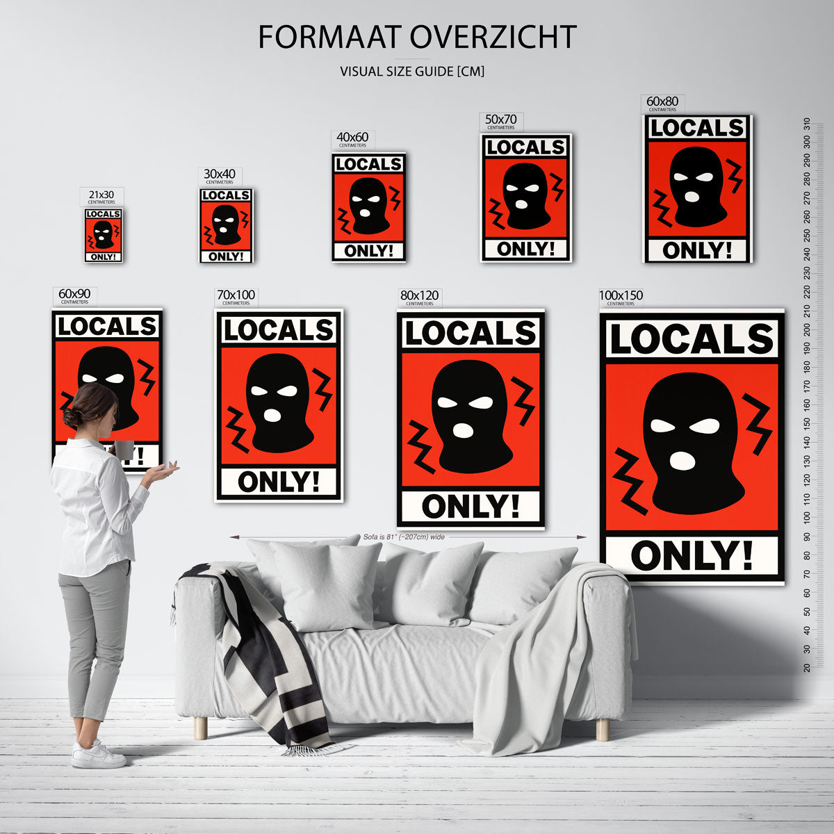 Locals only Poster