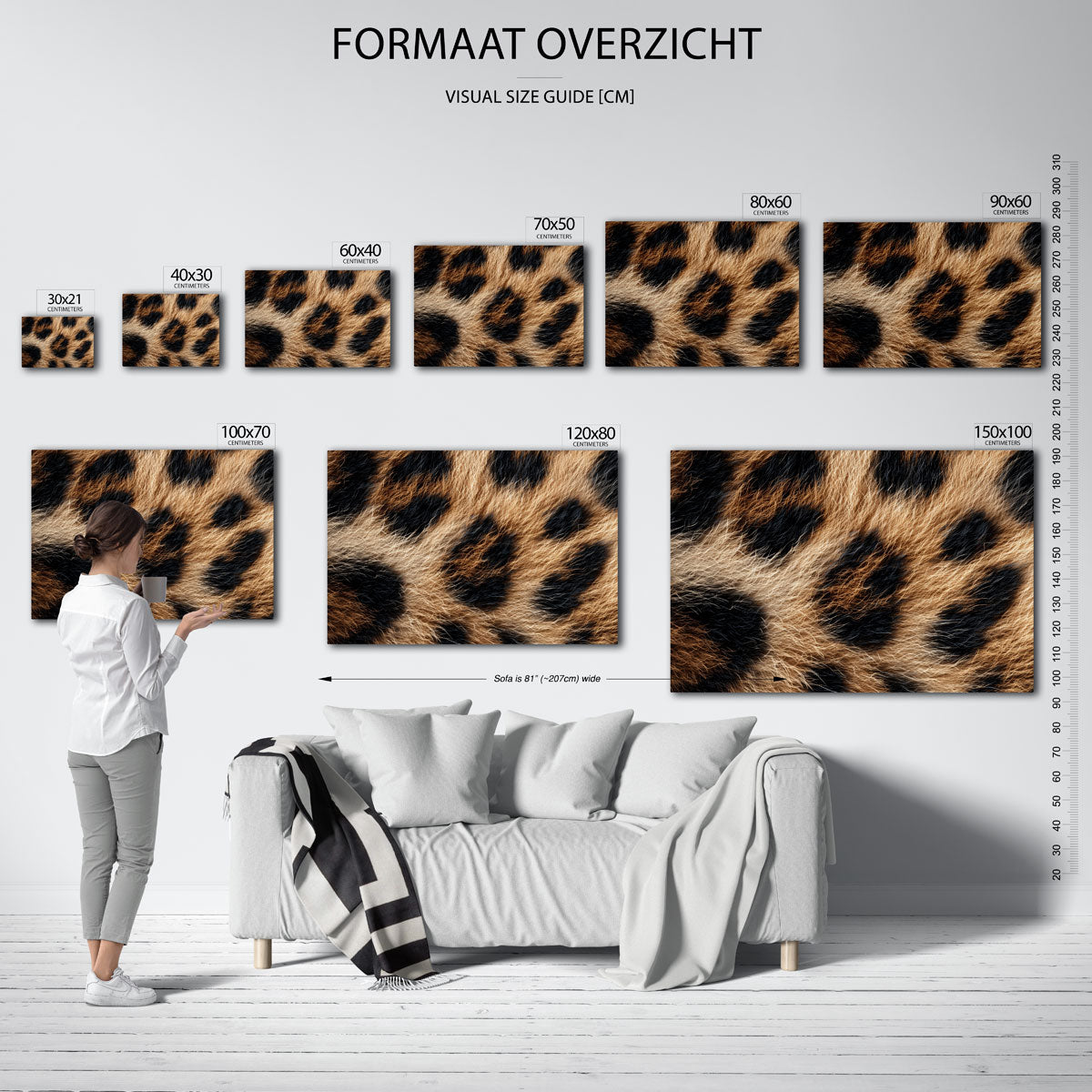 Luipaardprint Poster