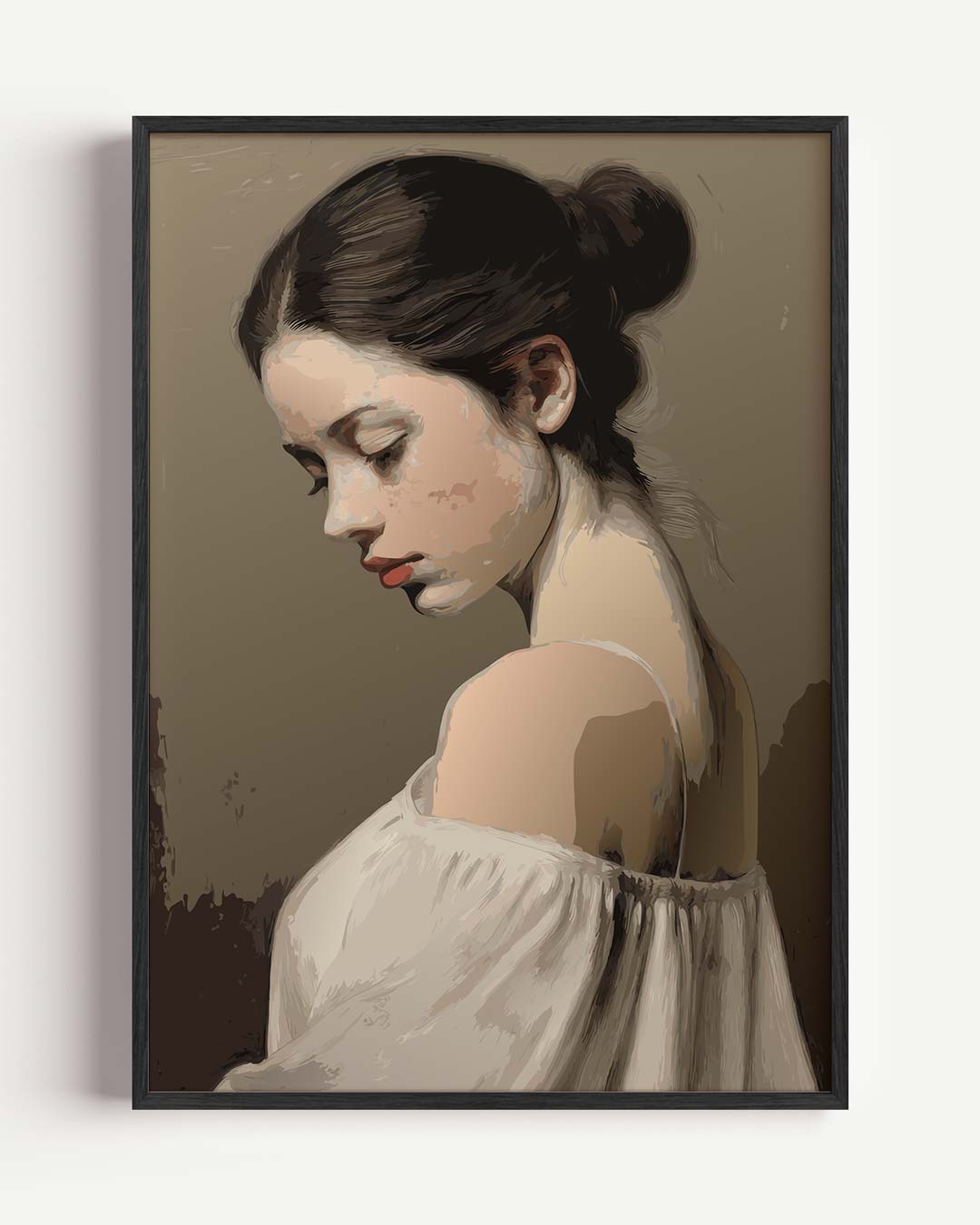 Elegante Portretposter-WallArtistic