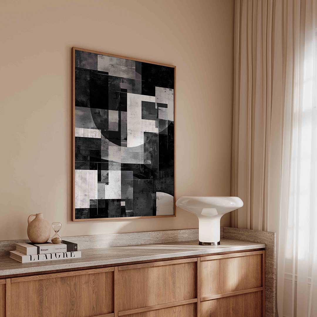 Abstracte vormen Poster