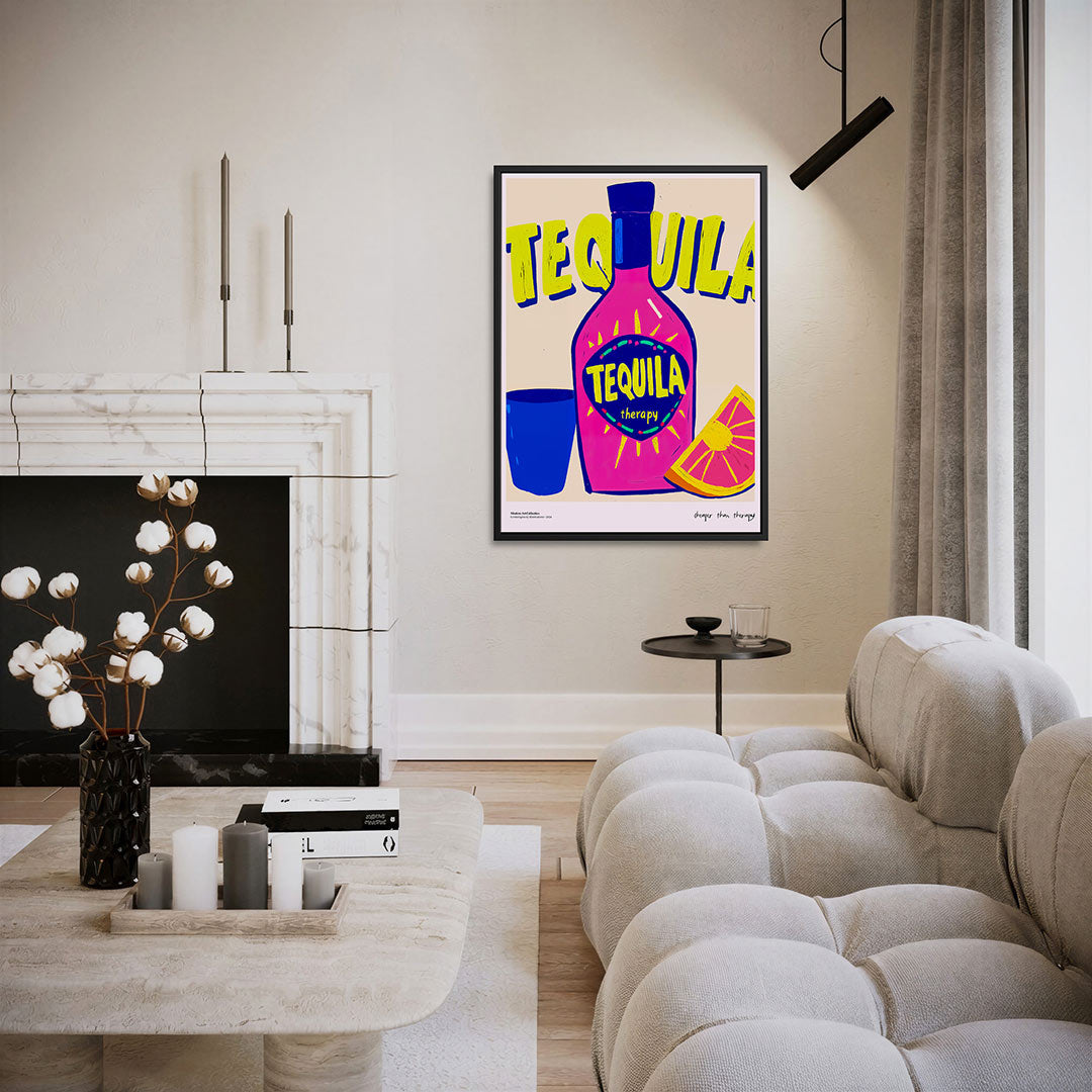 Kleurrijke fles illustratie Kunstwerk