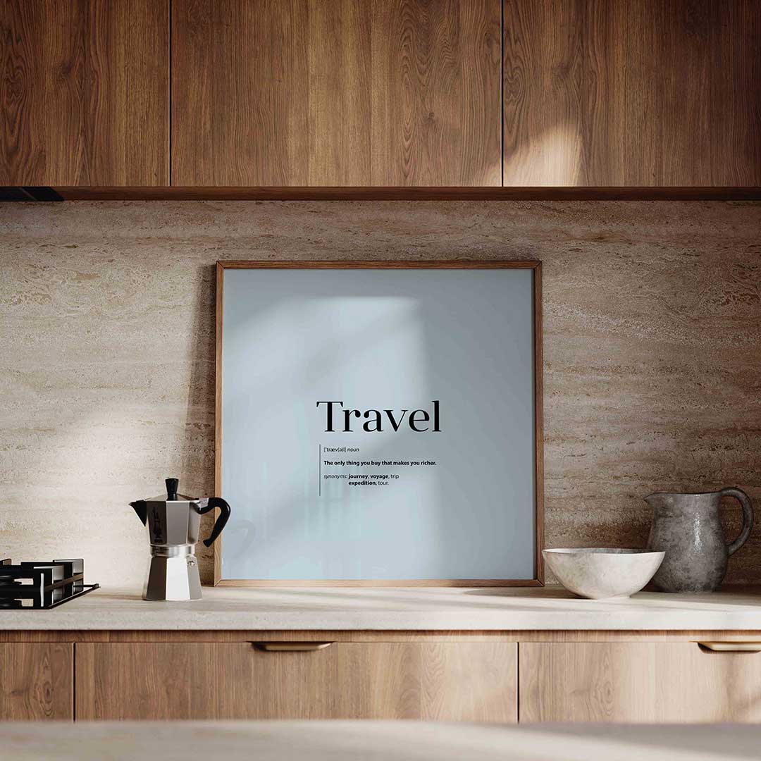 Travel definitie Poster