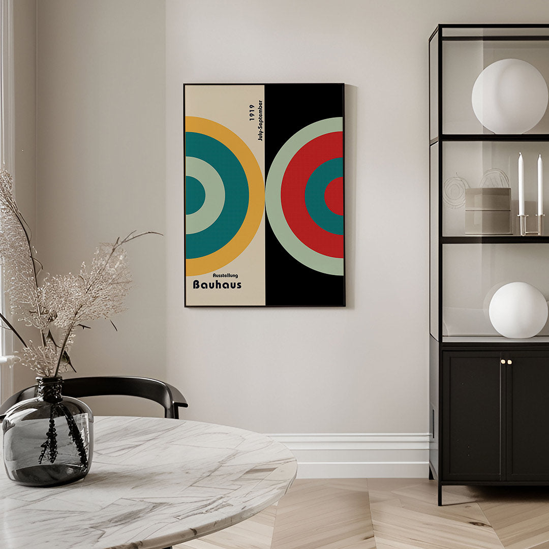Cirkelvormen en kleur Poster