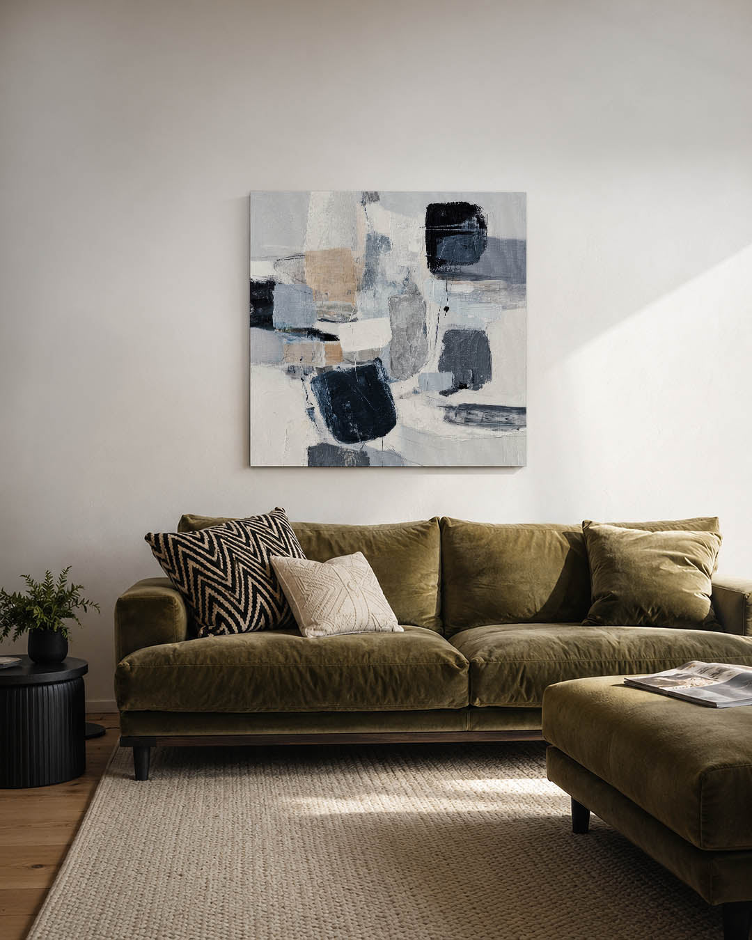 Geometrische compositie Kunstwerk