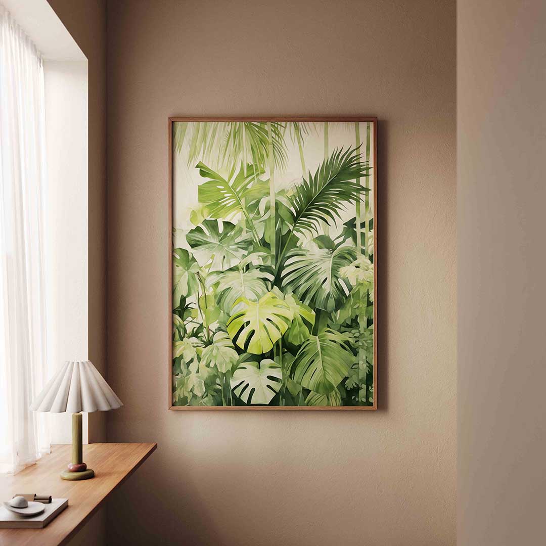 Tropische bladeren Poster