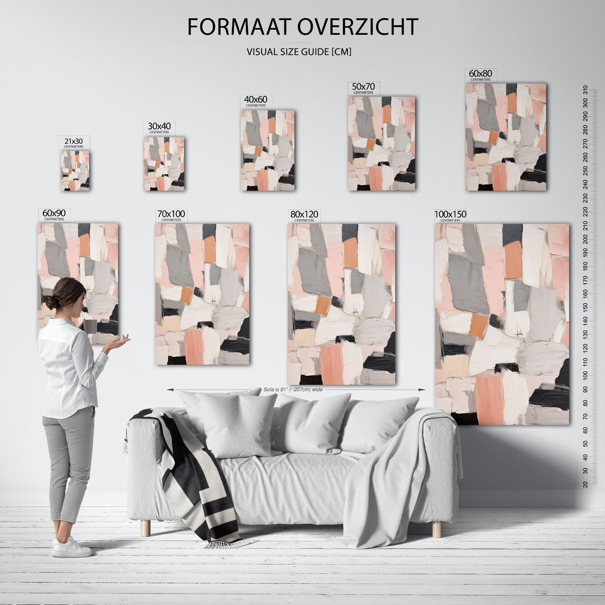 Abstracte vormen Poster