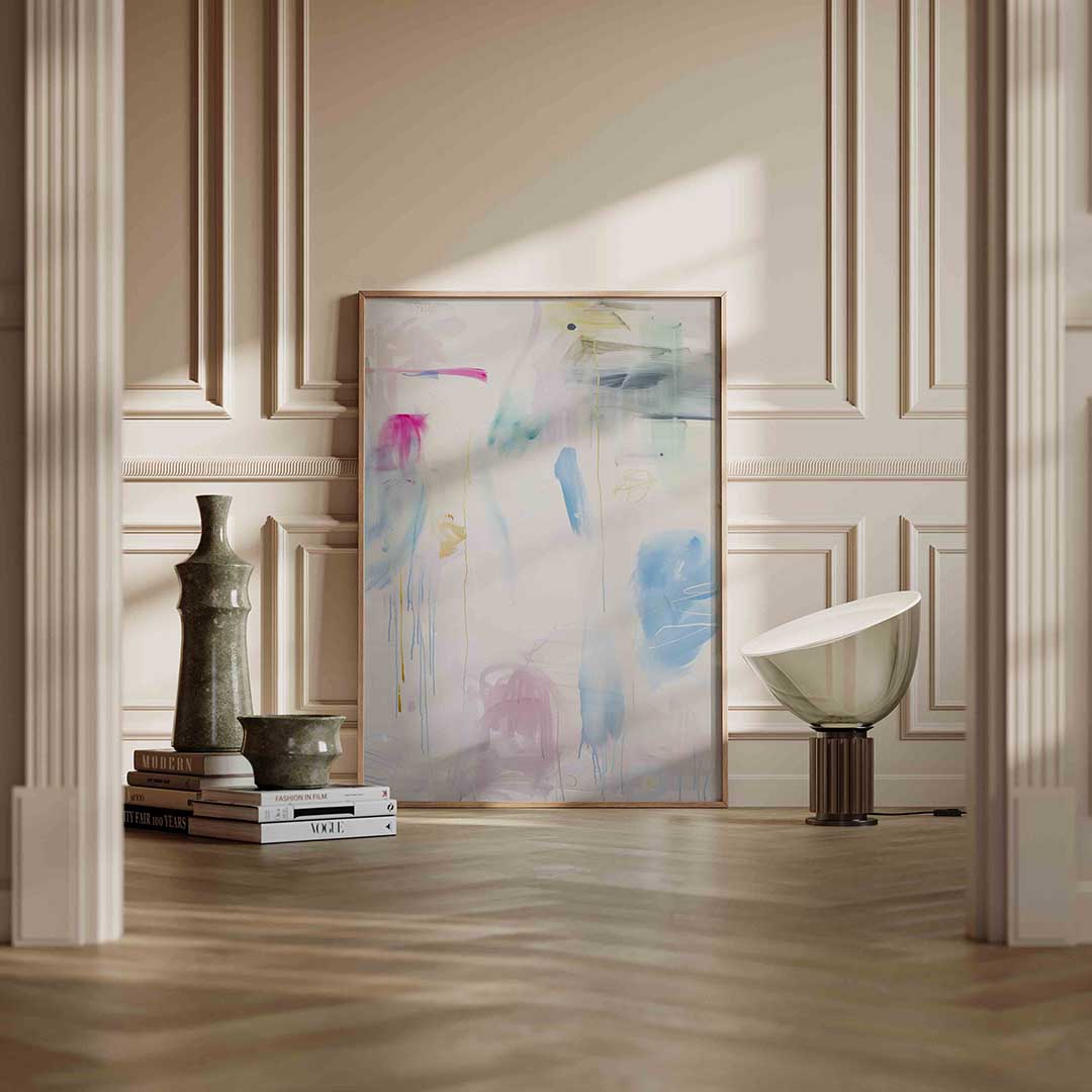 Abstracte kleurencompositie Poster