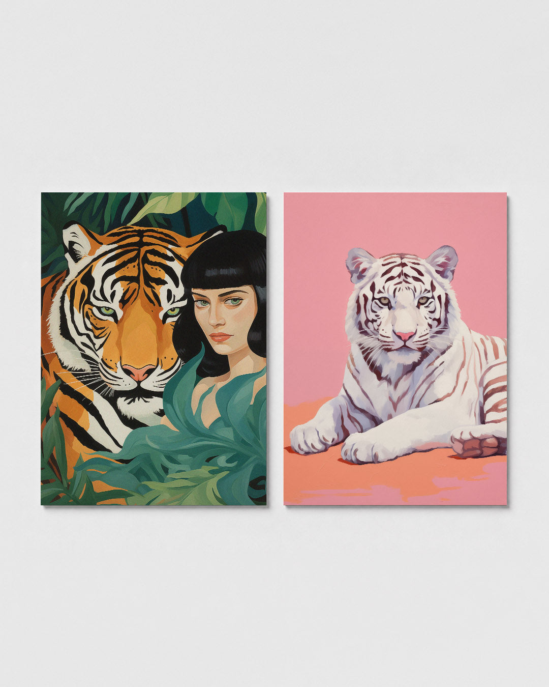 Dier en mens harmonie Posterset