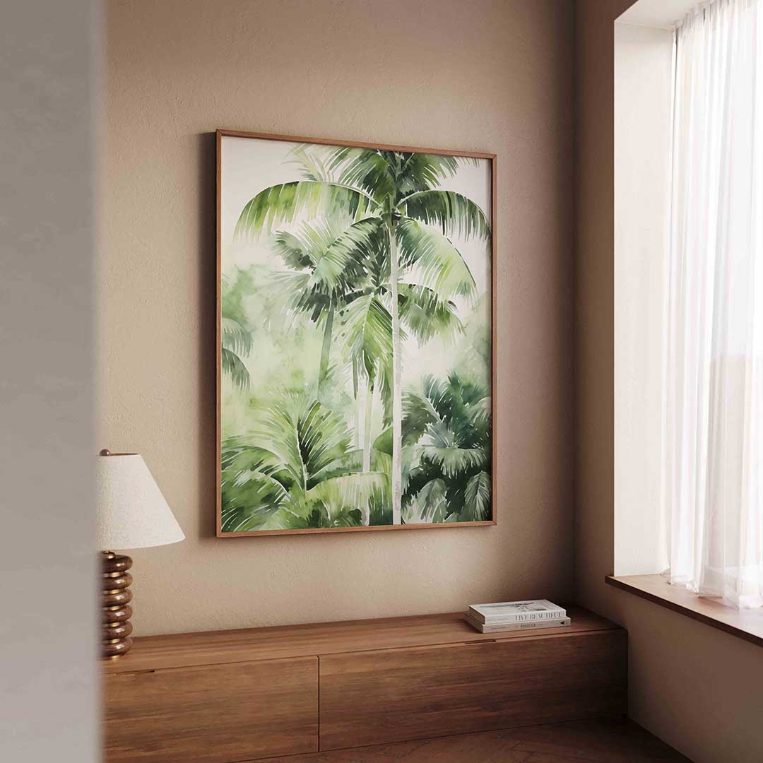 Tropische palmbomen Poster
