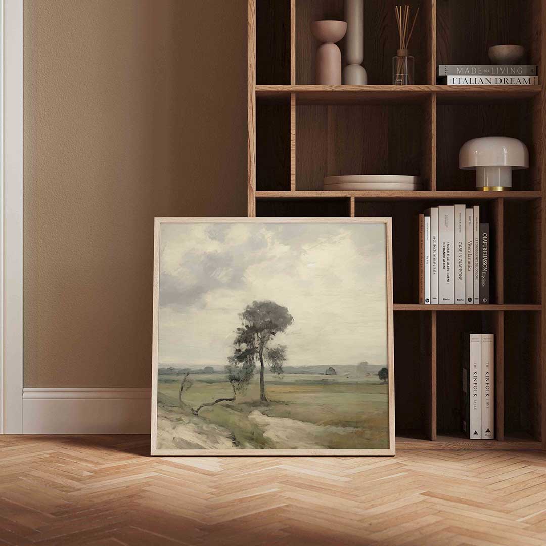 Landschap met boom Poster