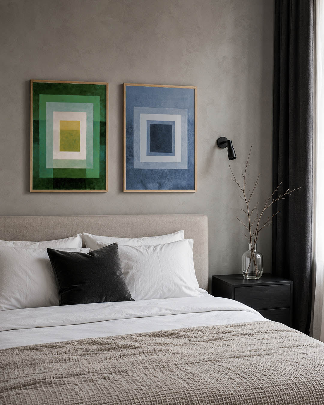Groene lagen Posterset