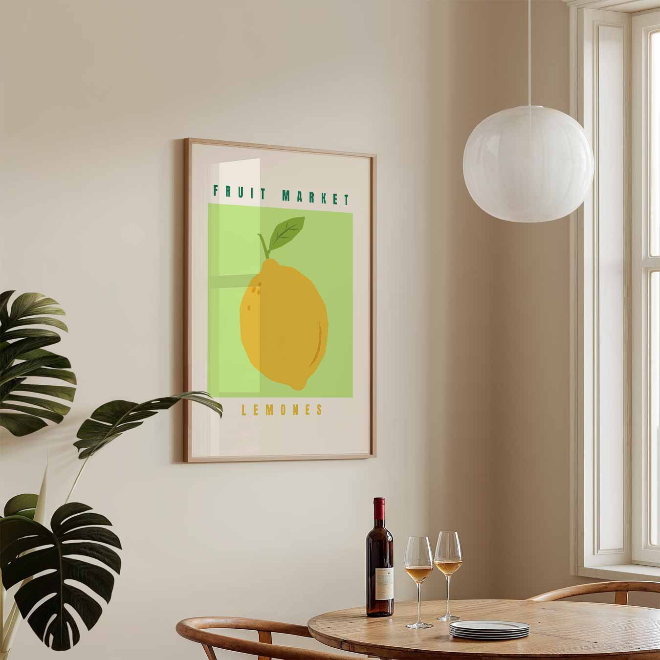 Zomerse Citroen Poster-WallArtistic