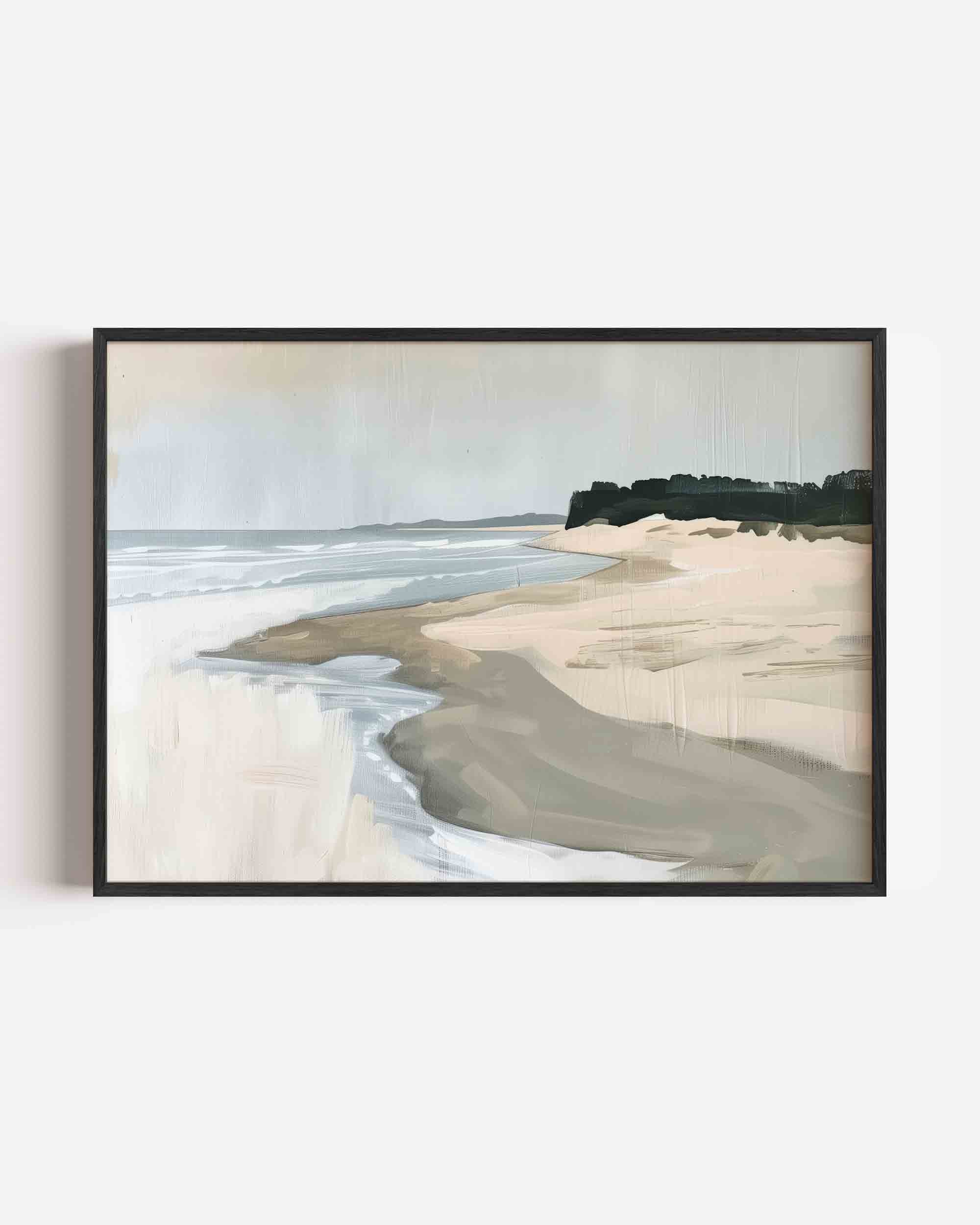 Strand en zee Poster
