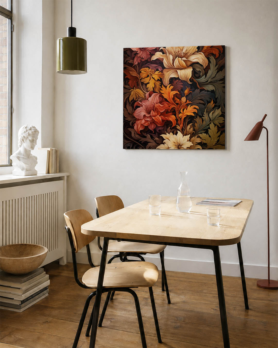 Bloemrijke vormen Kunstwerk