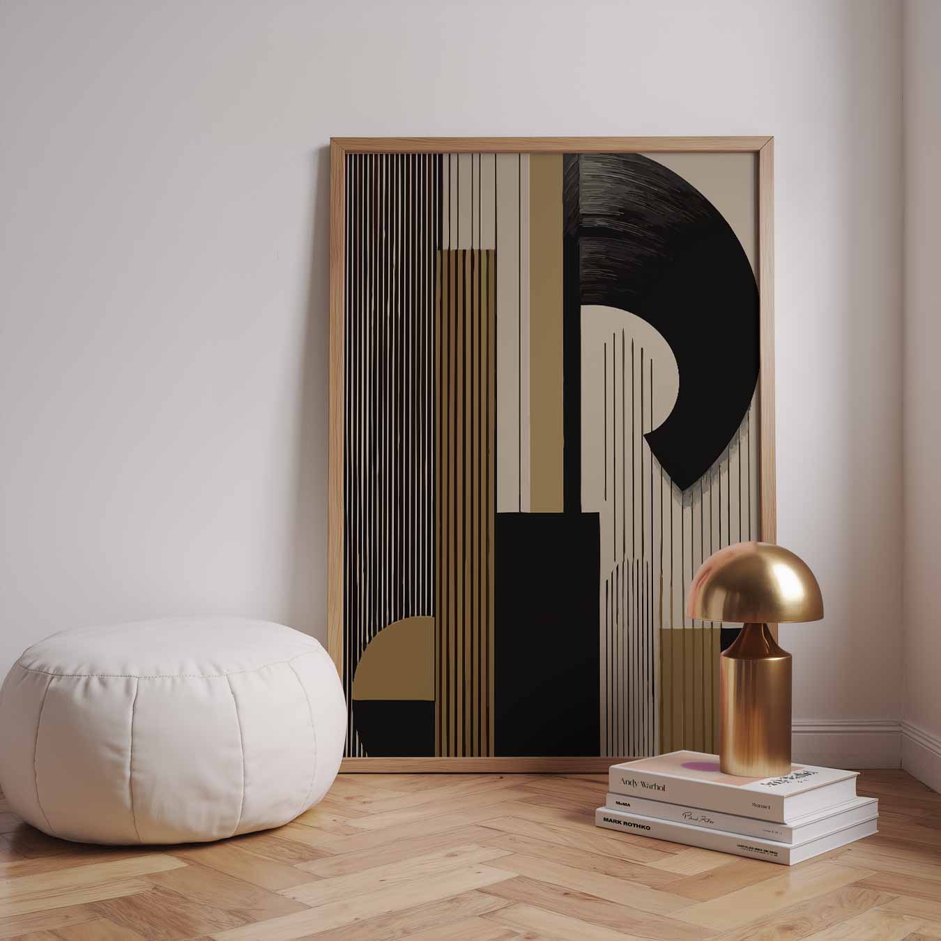 Moderne Geometrische Wandkunst Poster-WallArtistic