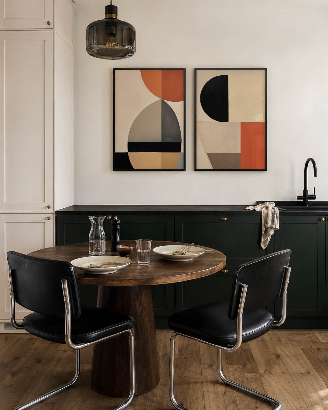 Vorm en kleurenspel Posterset