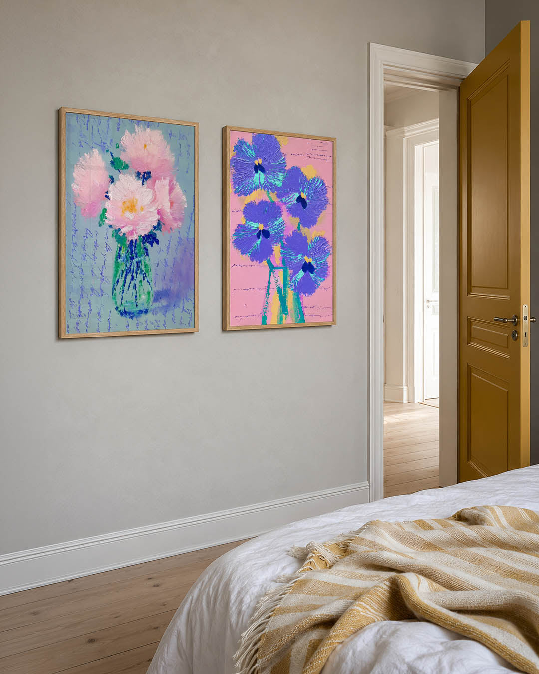 Bloemrijke kleuren Posterset