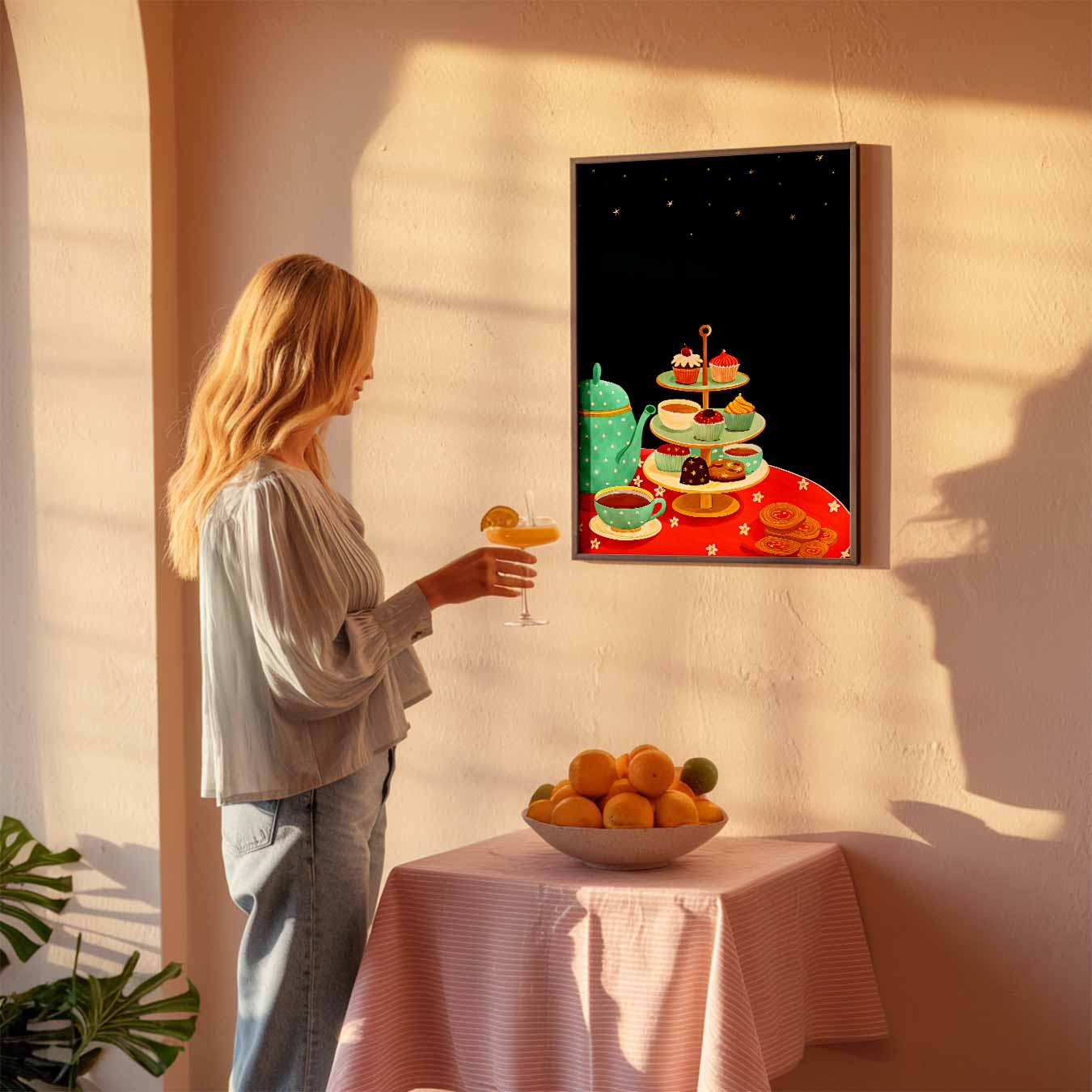 Sfeervolle High Tea Poster-WallArtistic