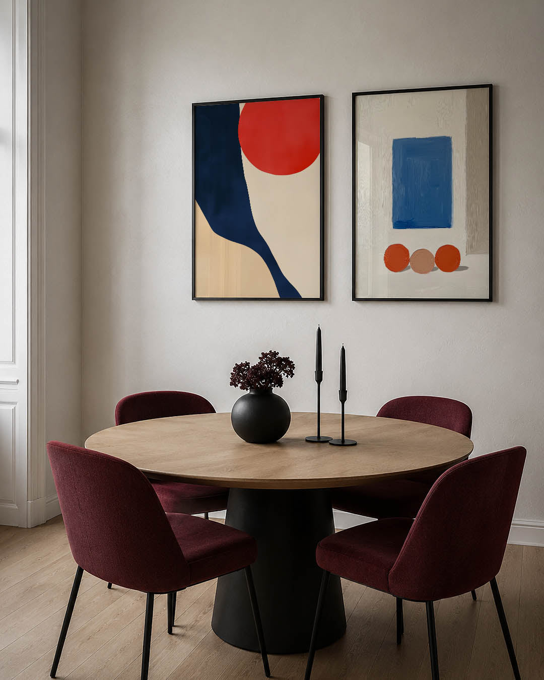 Vormen en kleurvlakken Posterset