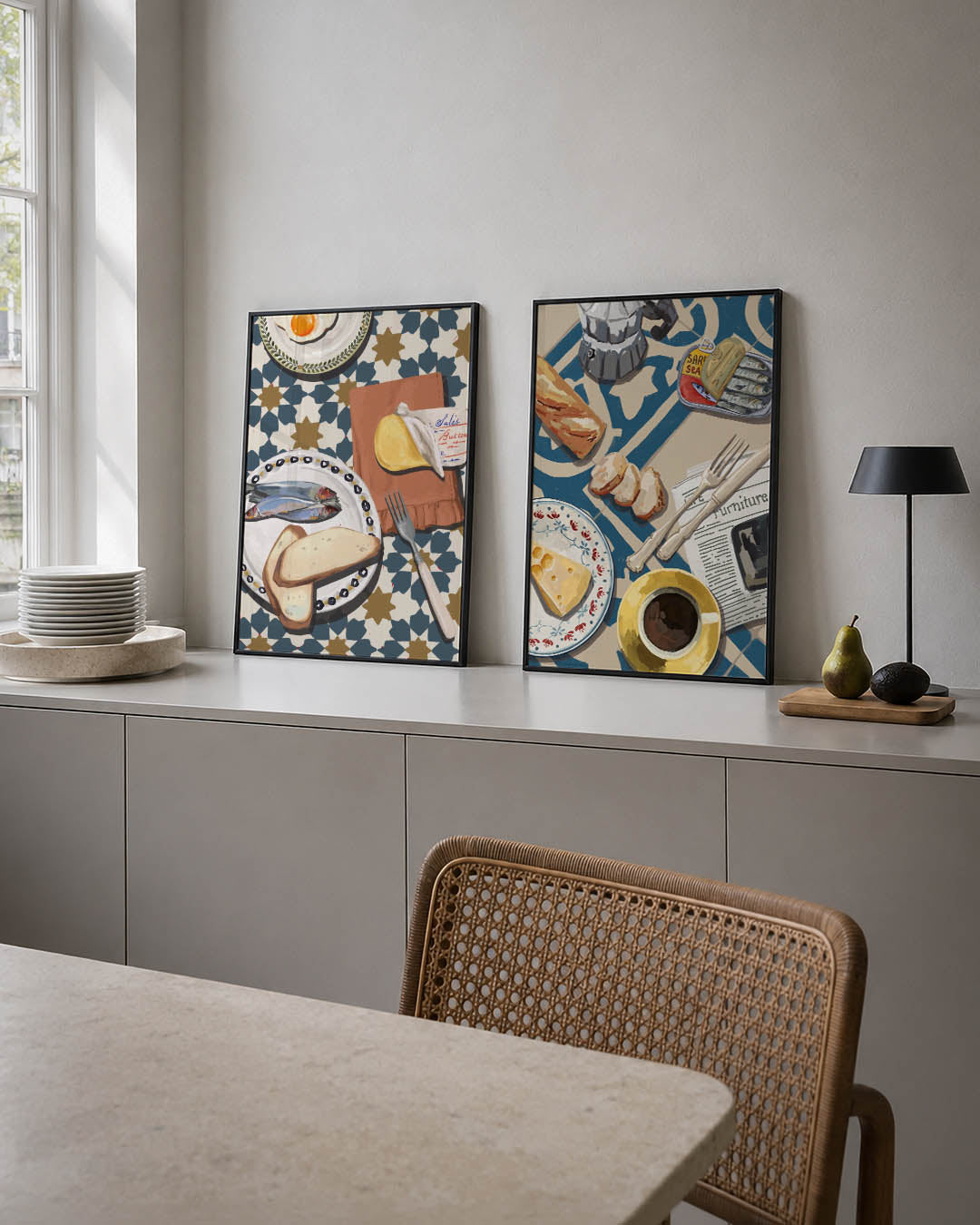Eettafel harmonie Posterset